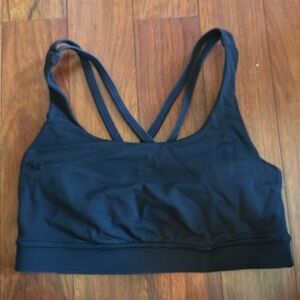 Lululemon Black Sports Bra. Size 4.